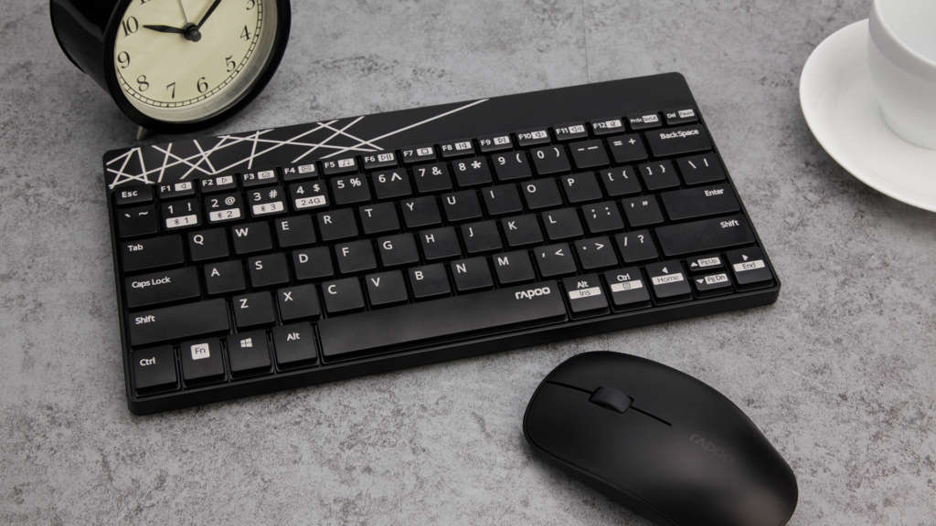 fantech ac4101m pilo ergonomic black keyboard wristpad